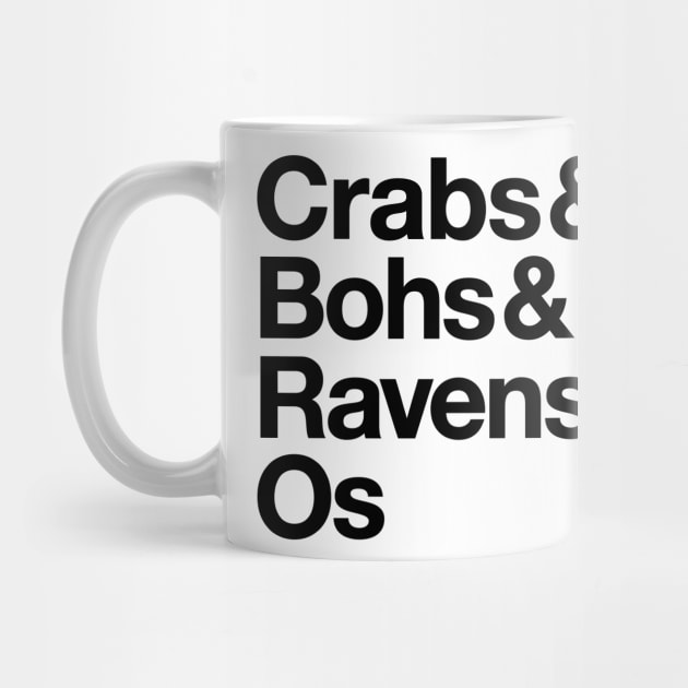 Crabs & Bohs & Ravens & Os by HeatherDee